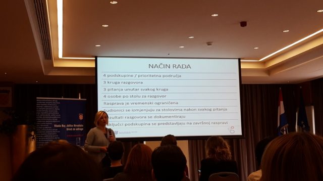 Zamjenica ravnatelja Ureda za udruge Vlade RH upoznaje članove o načinu rada
